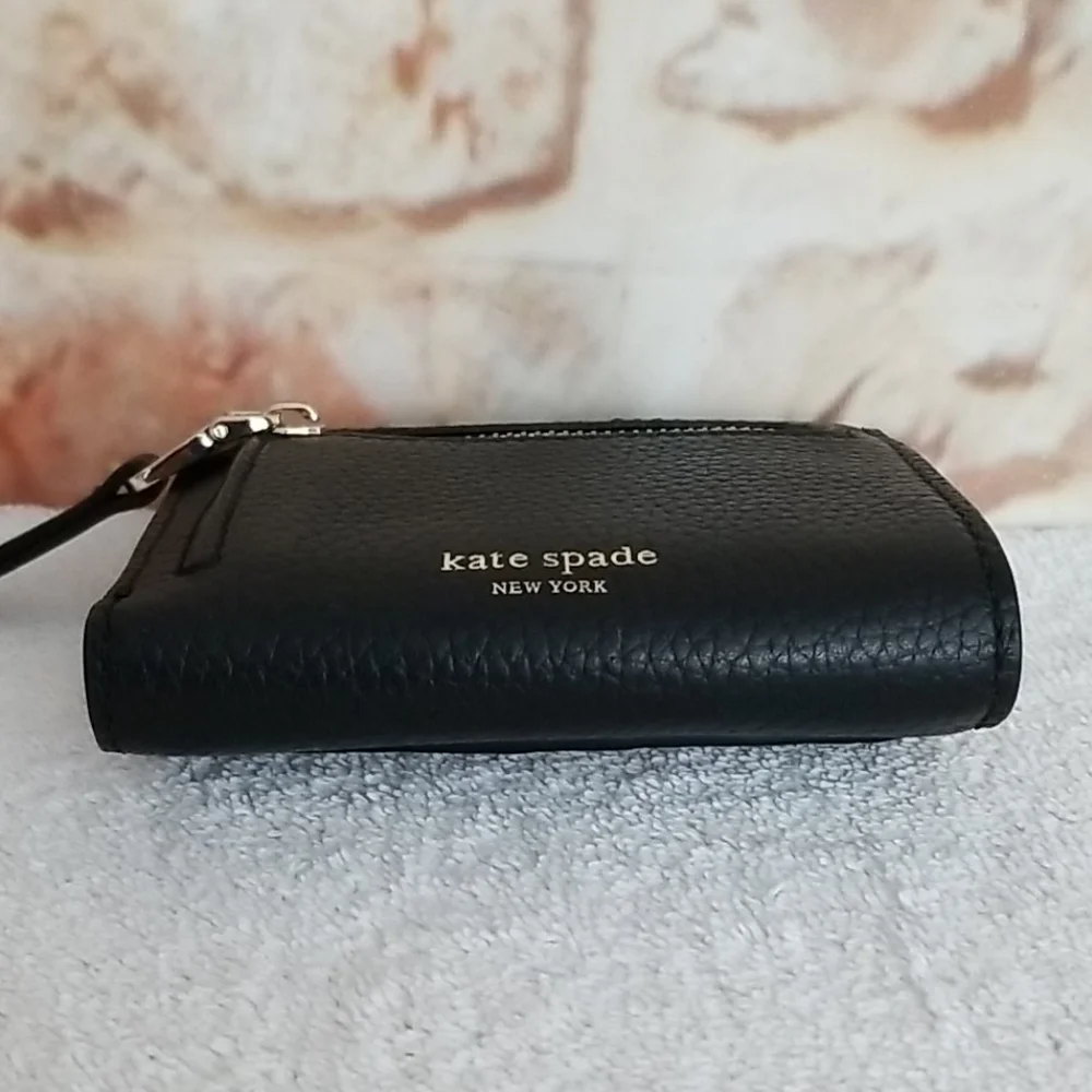 New kate spade Polly Tri-Fold Leather Wallet